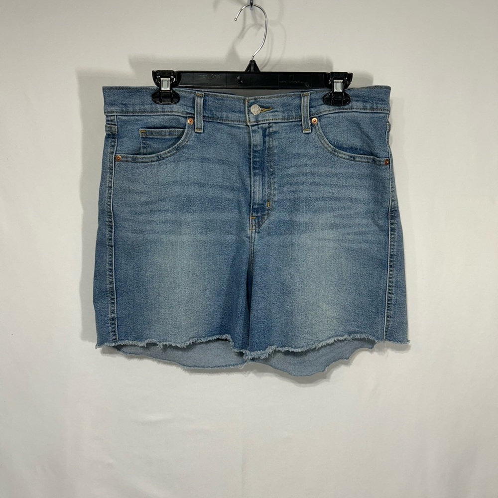 Signature by Levi Strauss Light Blue Jean high rise Shorts